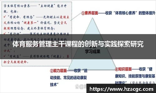 体育服务管理主干课程的创新与实践探索研究